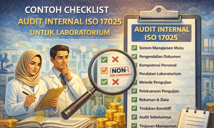 Contoh checklist audit internal ISO 17025 untuk evaluasi sistem manajemen laboratorium