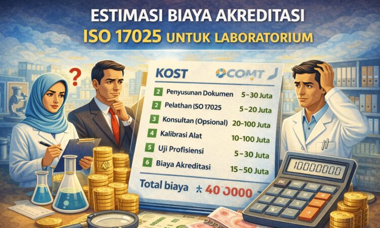 Estimasi biaya akreditasi ISO 17025 untuk laboratorium pengujian dan kalibrasi