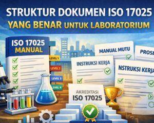 Struktur dokumen ISO 17025 laboratorium yang benar sesuai standar
