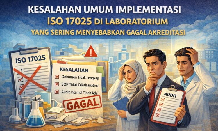 Kesalahan implementasi ISO 17025 di laboratorium yang menyebabkan gagal akreditasi