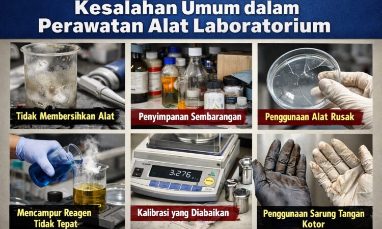 Kesalahan umum dalam perawatan alat laboratorium yang menyebabkan kerusakan alat
