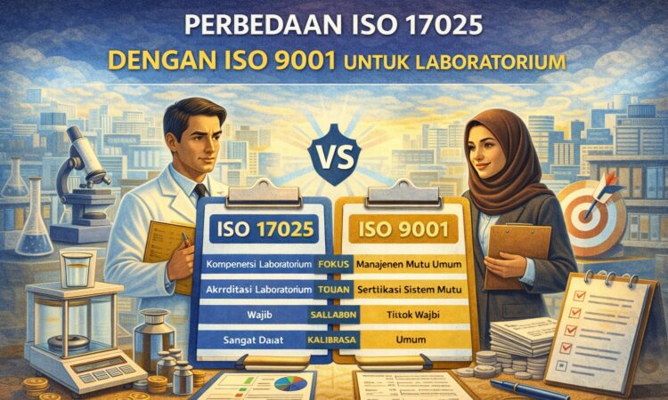 Perbandingan ISO 17025 dan ISO 9001 untuk sistem manajemen laboratorium