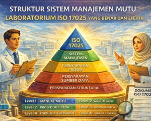 Struktur sistem manajemen mutu laboratorium ISO 17025 yang mendukung efektivitas dan kepatuhan akreditasi
