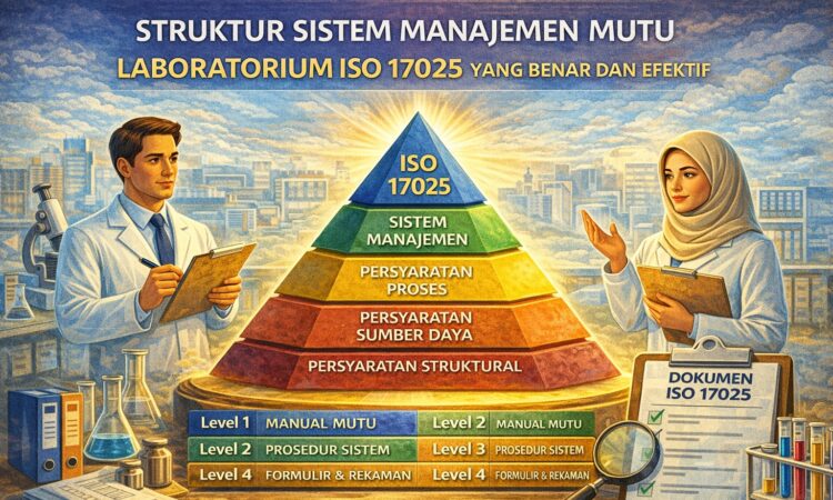 Struktur sistem manajemen mutu laboratorium ISO 17025 yang mendukung efektivitas dan kepatuhan akreditasi