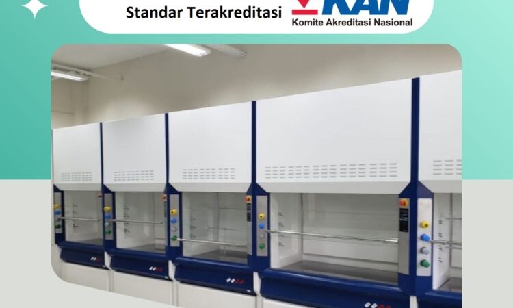 Proses kalibrasi fume hood dengan pengukuran airflow