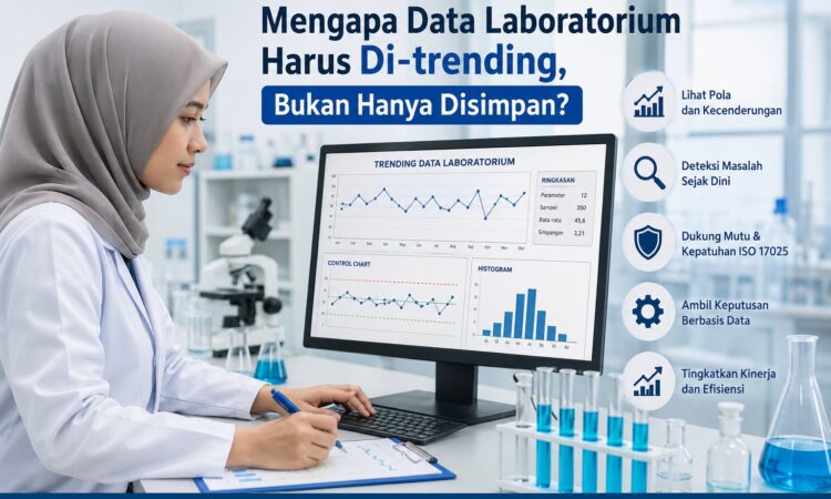 Trending data laboratorium untuk analisis kualitas dan peningkatan kinerja laboratorium ISO 17025